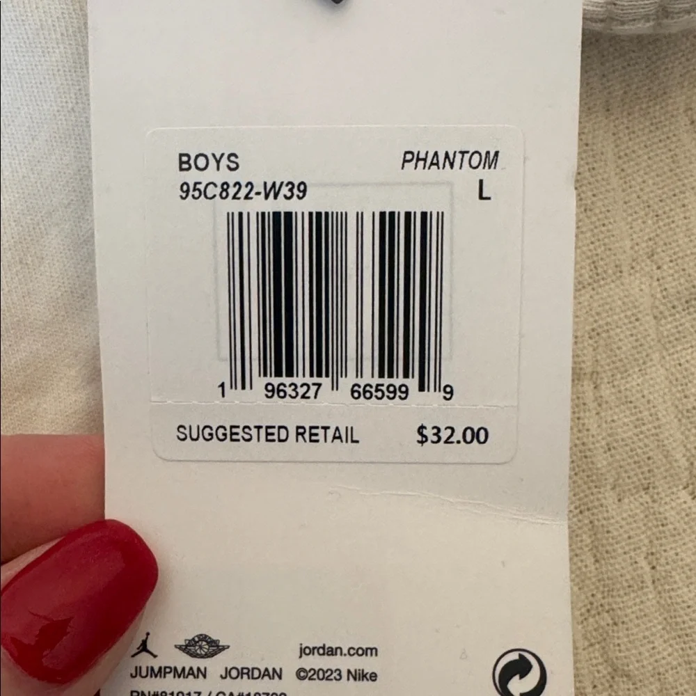NWT! Jordan Phantom Boys Heavyweight T-Shirt, sz L - Picture 3 of 7